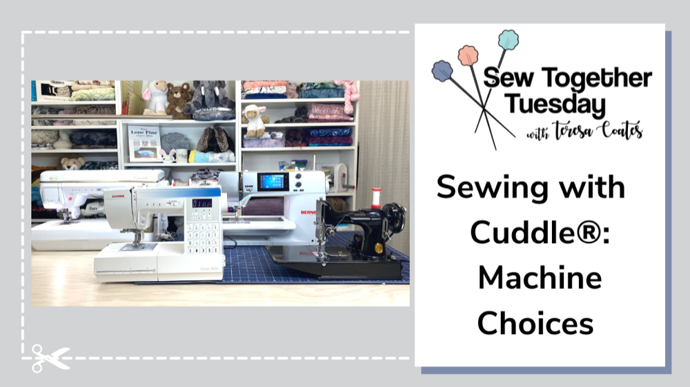 Sewing with Cuddle® SideBySide Sewing Machine Comparison